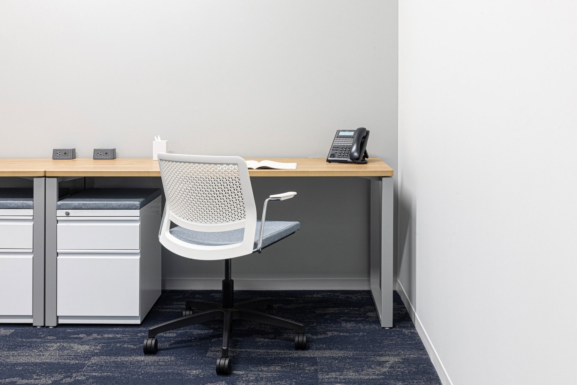 Office furniture installation project completed by On Point Installations in Chicago, IL